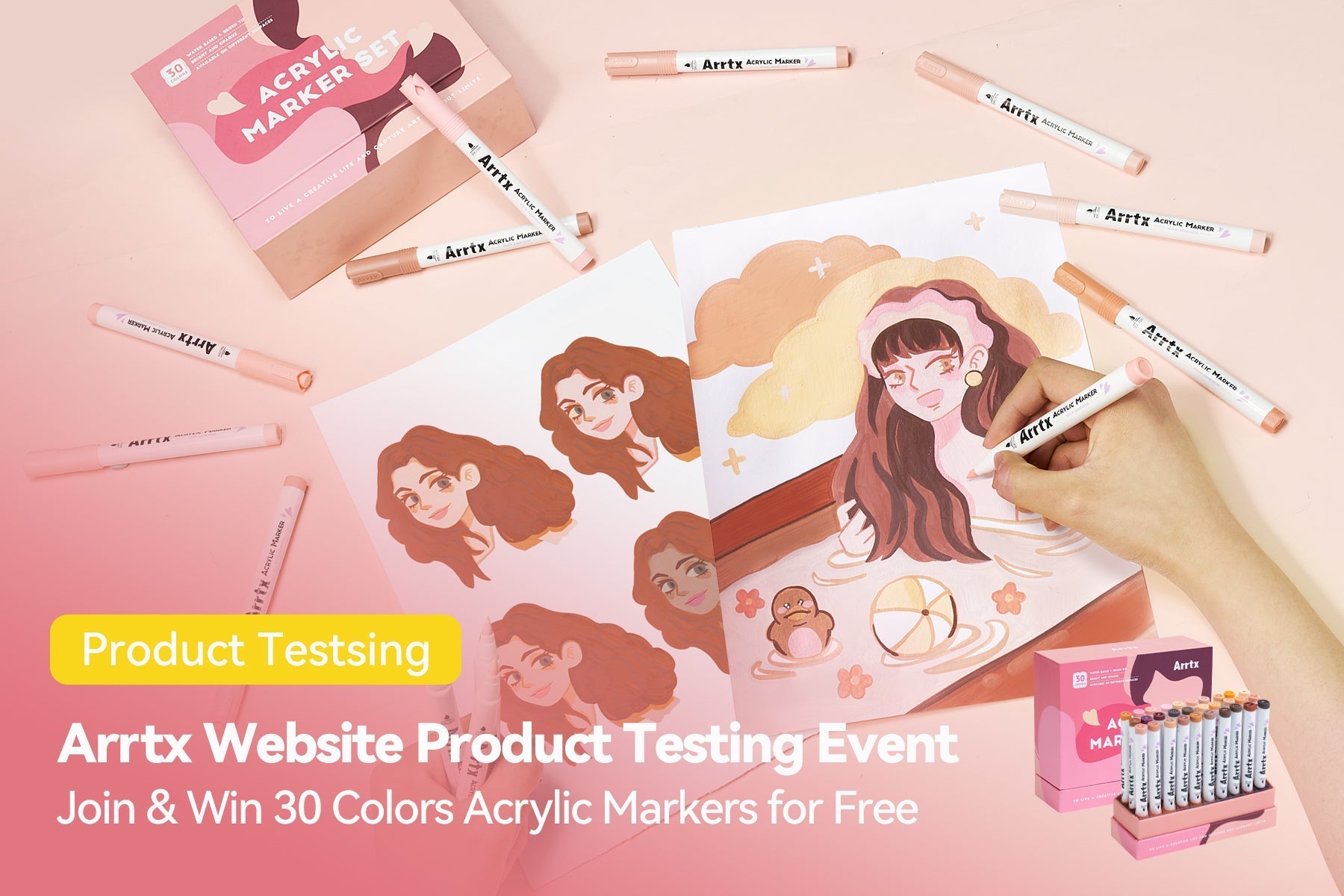 Calling All Creatives! Arrtx Wants YOU to Test the New 30C Skin Tone Markers