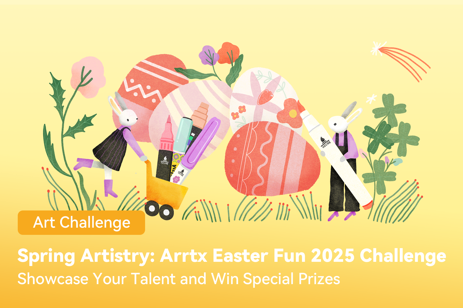 Spring Artistry: Arrtx Easter Fun 2025 Painting Contest!