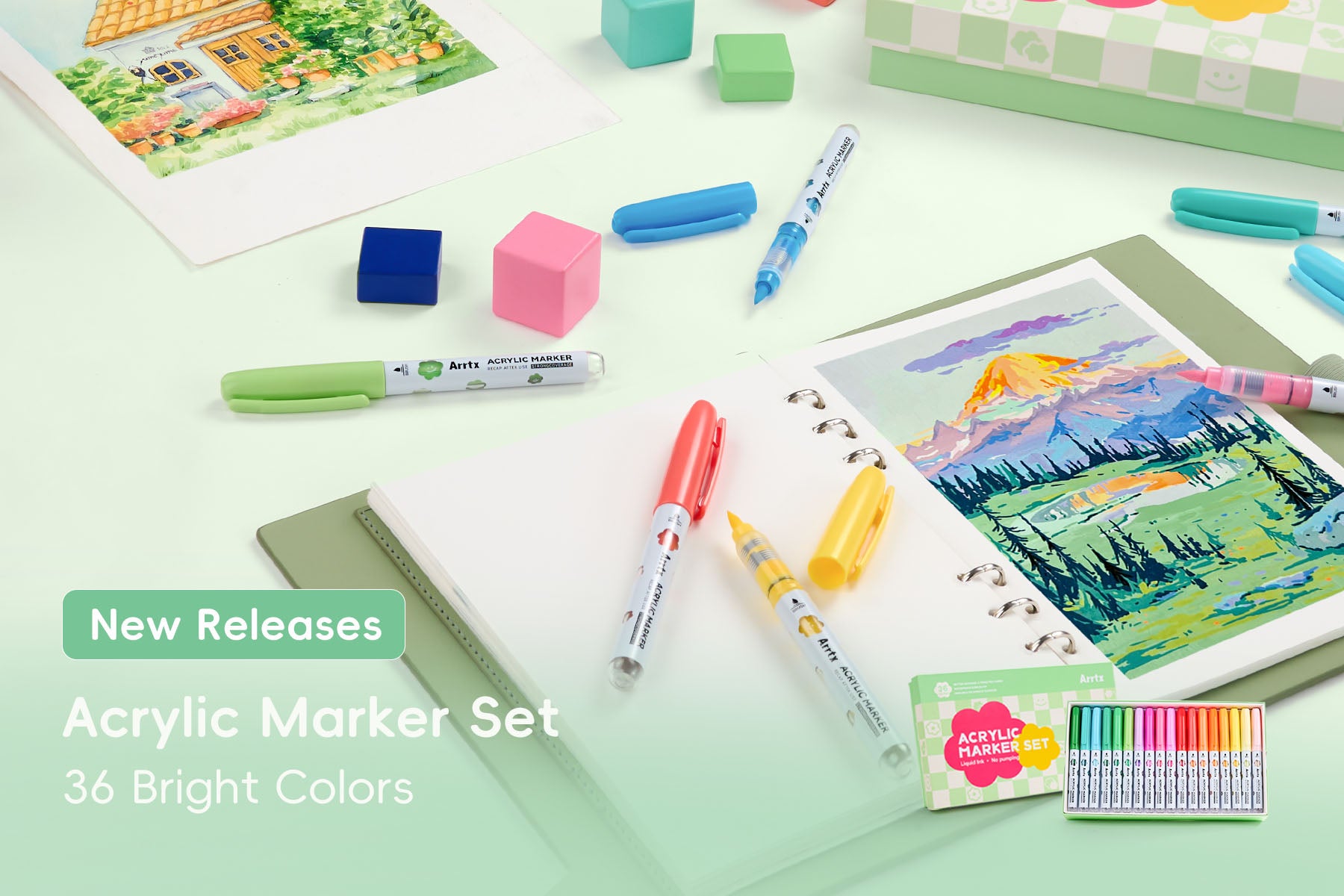 New Advanced Design of Liquid Ink Paint Pen
