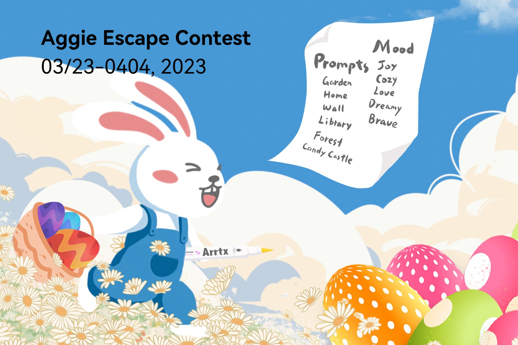 Come with Your Best Easter Egg Pieces&Win