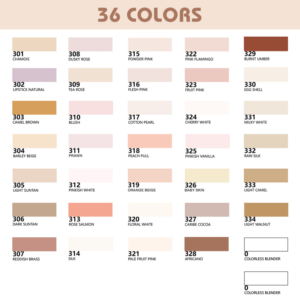 Arrtx ALP 36 Alcohol Markers Skin Tone Colors Paint Markers Dual Tip