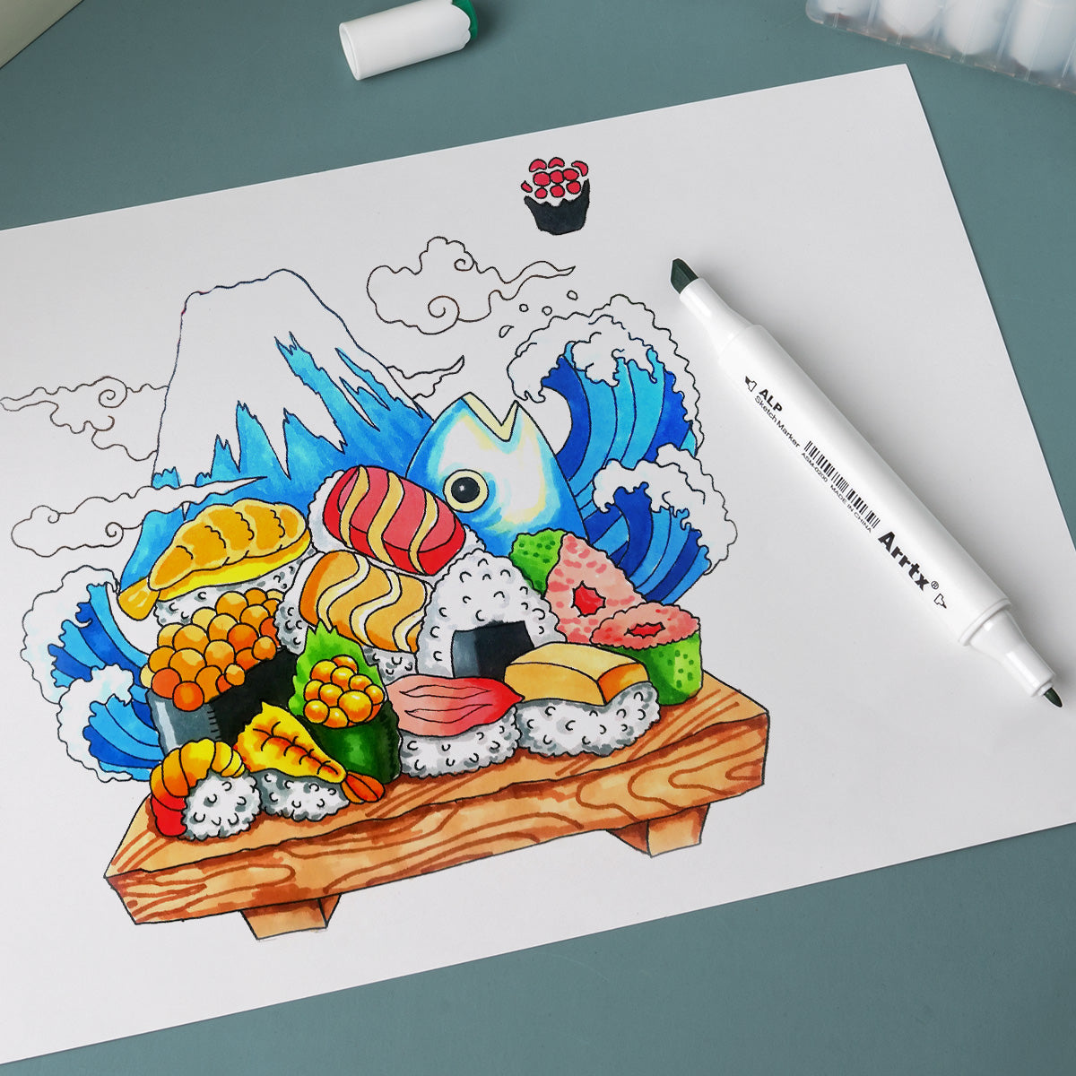 Arrtx-ALP 90 Alcohol Markers Paint Markers Dual Tip