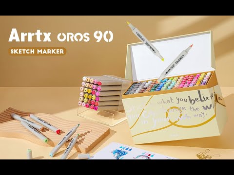 Arrtx OROS 90 Alcohol Markers Paint Markers Dual Tip