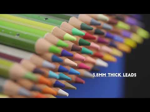 Arrtx 72 crayons de couleur crayons de dessin de qualité artiste