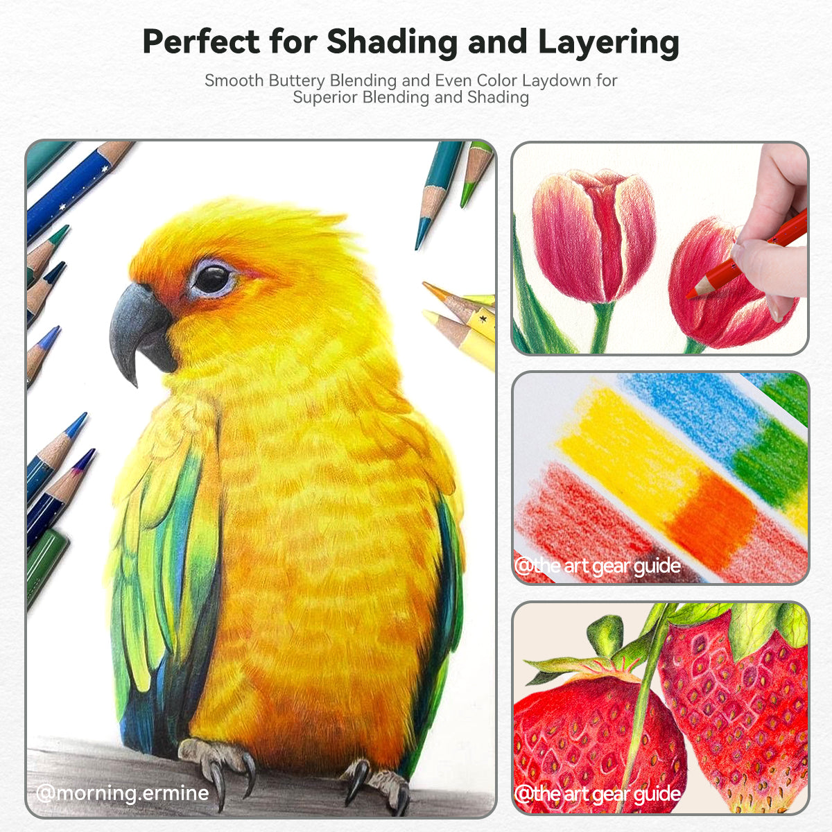 Arrtx Colored Pencils Set Drawing Pencils
