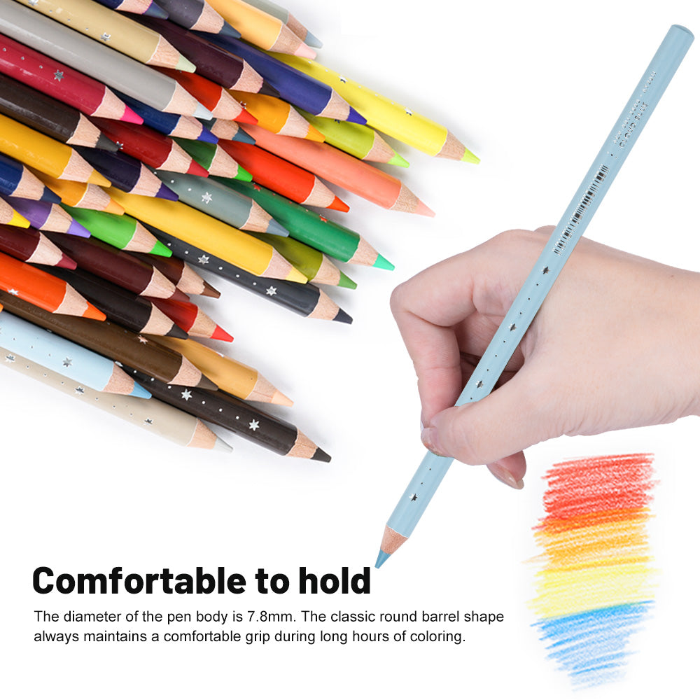 Arrtx 72 crayons de couleur crayons de dessin de qualité artiste