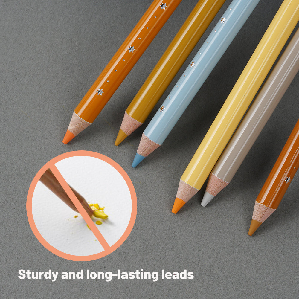 Arrtx 72 crayons de couleur crayons de dessin de qualité artiste
